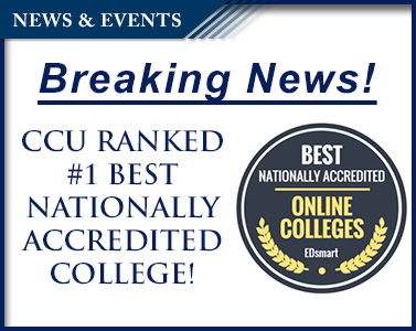 CCU Ranked #1 Best Nationally Accredited Online College