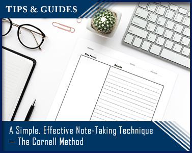 A Simple, Effective Note-Taking Technique — The Cornell Method