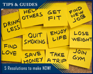 Five Resolutions to Make Now