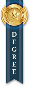 Master's Degree Ribbon Dark Blue